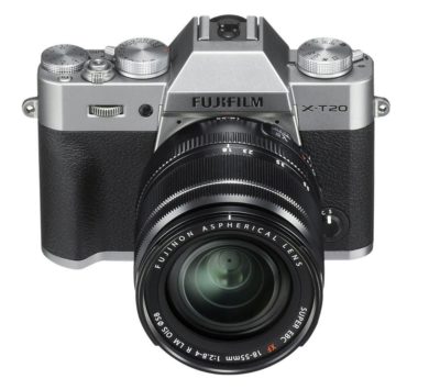 FUJIFILM X-T20 Mirrorless Camera with 18-55 mm f/2.8-4 Lens - Silver